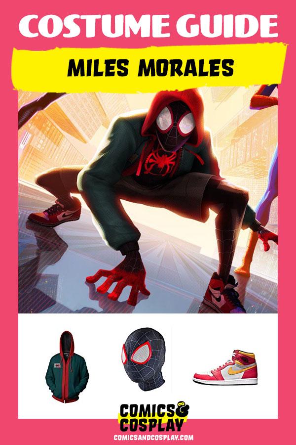 Miles Morales Costume Ideas DIY Cosplay [Authentic Spiderverse Suit]