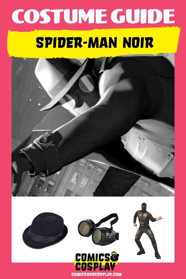 SpiderMan Noir Costume Ideas DIY Cosplay & Authentic Outfit