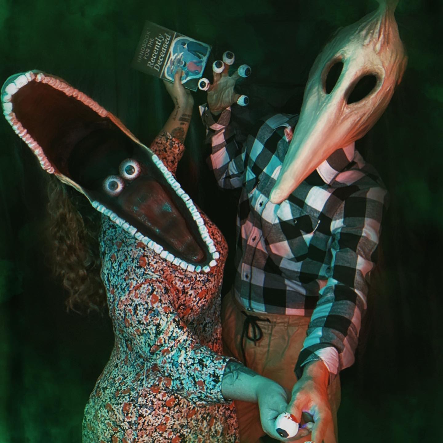 Adam & Barbara Maitland Costume Ideas DIY Cosplay w/ Masks