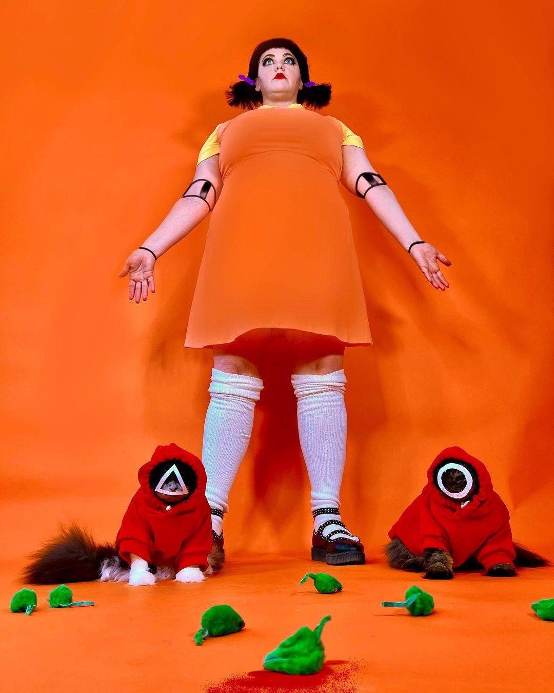 Squid Game Doll Costume Ideas | DIY Cosplay w/ Mask & Dress