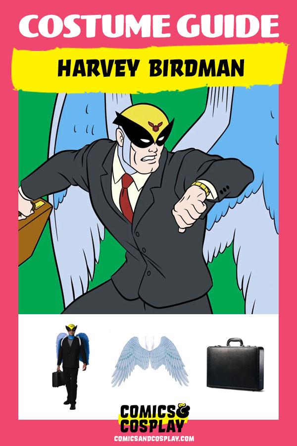 diy harvey birdman costume guide for cosplay