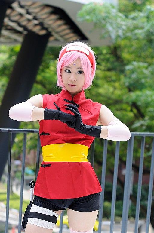 icds cosplayer of sakura haruno