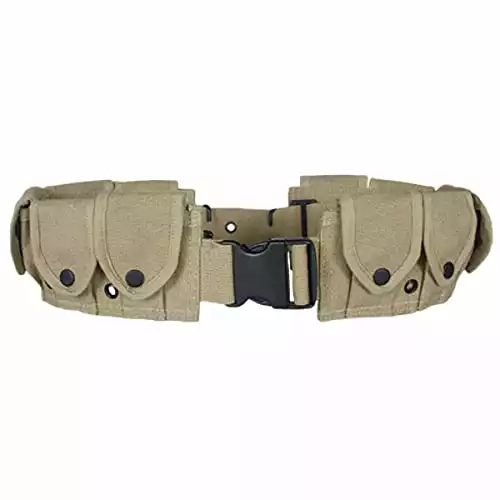 Fox Outdoor Products Military Belt, Khaki