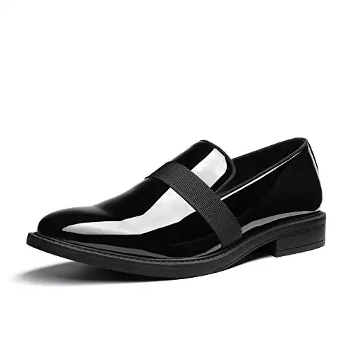 Bruno Marc Men's SBOX227M Slip on Tuxedo Dress Loafers