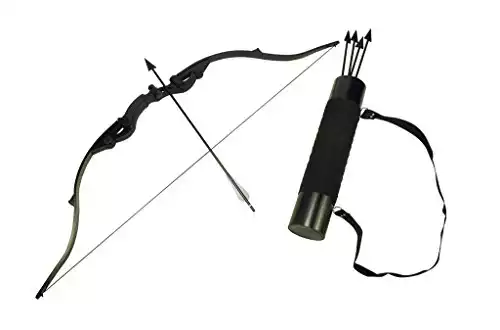 Mtxc Superhero Moive Cosplay Hawkeye Clint Barton Prop Bow and Arrow Black