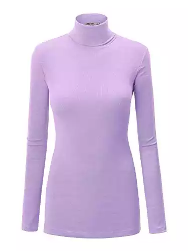 Womens Long Sleeve Turtleneck