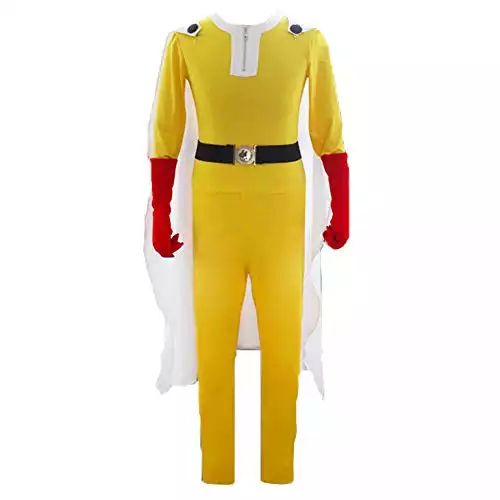 Gegexli Anime Cosplay Costumes Saitama Jumpsuit