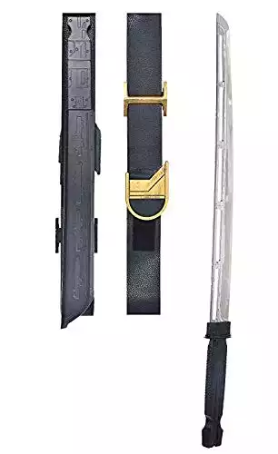 Party City Avengers: Endgame Hawkeye Ronin Katana, Marvel Comics, 3 1/2” x 33 1/2”, with Matching Scabbard