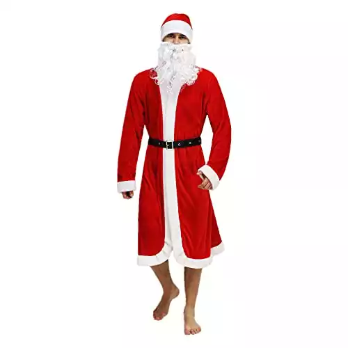Aniel's Santa Suit Christmas Party Cosplay Outfits (Santa Suit B)