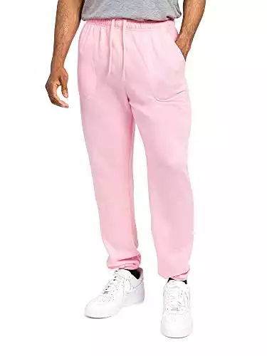 G-Style USA Men's Casual Lounge Fleece Sweatpants with Pockets FL78-GSTYLE - Pink - 5X-Large