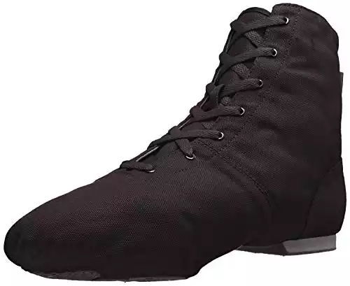 SANSHA Women's Soho Lace-Up Jazz, Black, 8