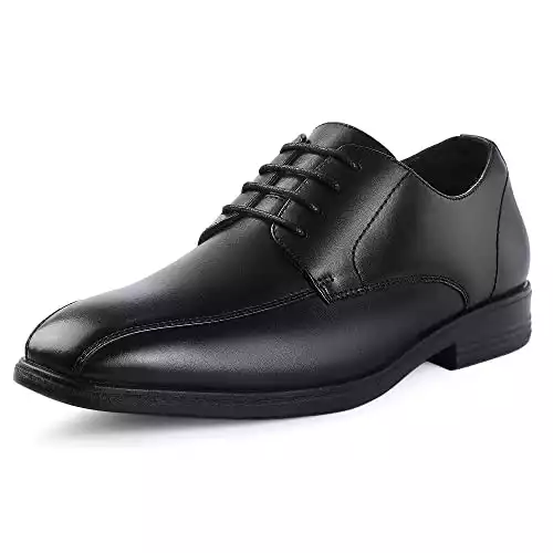 Mofri Men's Dress Shoes Size 8.5 Formal Oxfords Black Dress Shoes for Men Comfortable