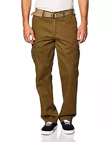 Unionbay Men's Survivor Iv Relaxed Fit Cargo Pant - Reg and Big and Tall Sizes, golden brown, 36x32