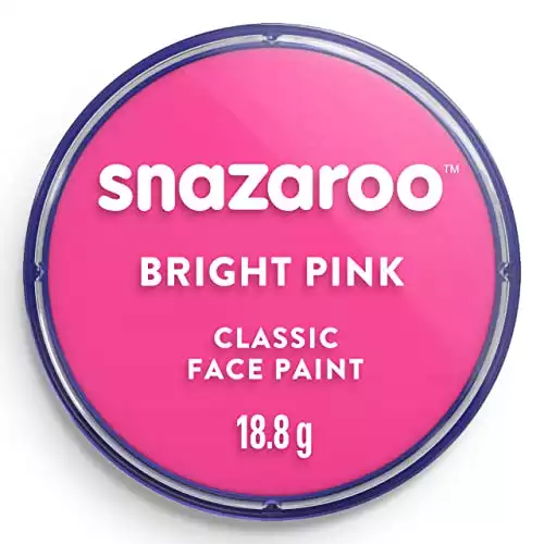 Snazaroo Classic Face and Body Paint, 18ml, Bright Pink