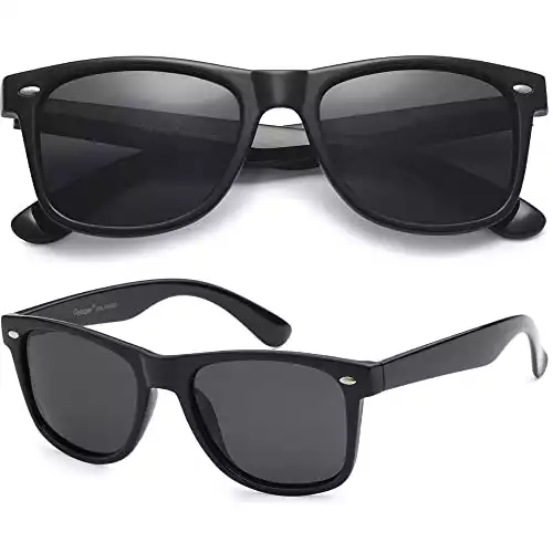 Polarspex Mens Sunglasses - Retro Sunglasses for Men & Women - Driving, Fishing Sunglasses For Men - Polarized Cool Shades