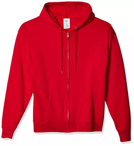 Hanes Men's Full-Zip Eco-Smart Hoodie