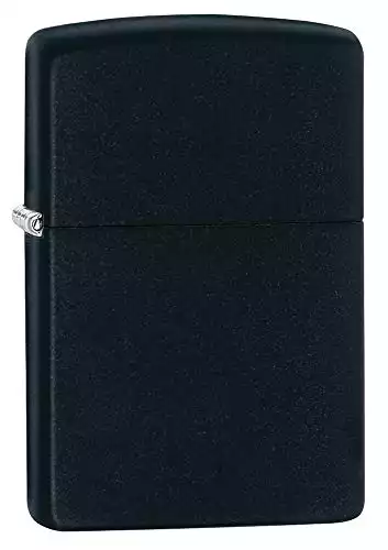 Zippo 218 Classic Black Matte Pocket Lighter
