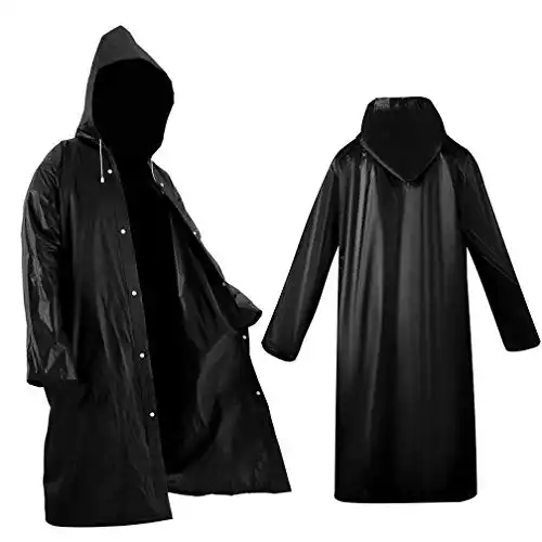 2 Pack Black Raincoat