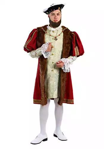 Adult Henry The VIII Costume Men's English King Costume
