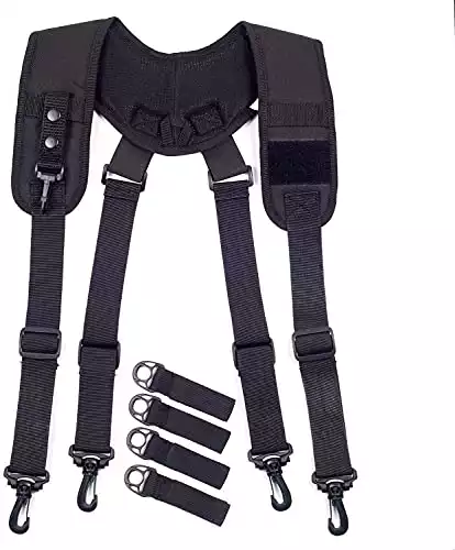 Tool Belt Suspenders Tactical Suspenders Duty Belt Harness Padded Tool Belt Suspenders