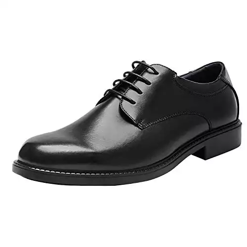 Bruno Marc Men's Downing-02 Black Leather Lined Dress Oxford Shoes Classic Lace Up Formal Size 13 M US