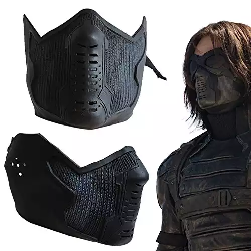 Winter Soldier James Buchanan Bucky Barnes Cosplay Latex Mask by Yancos