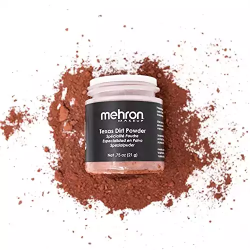 Mehron Texas Dirt Special Effects Makeup Powder (0.75 oz), Medium