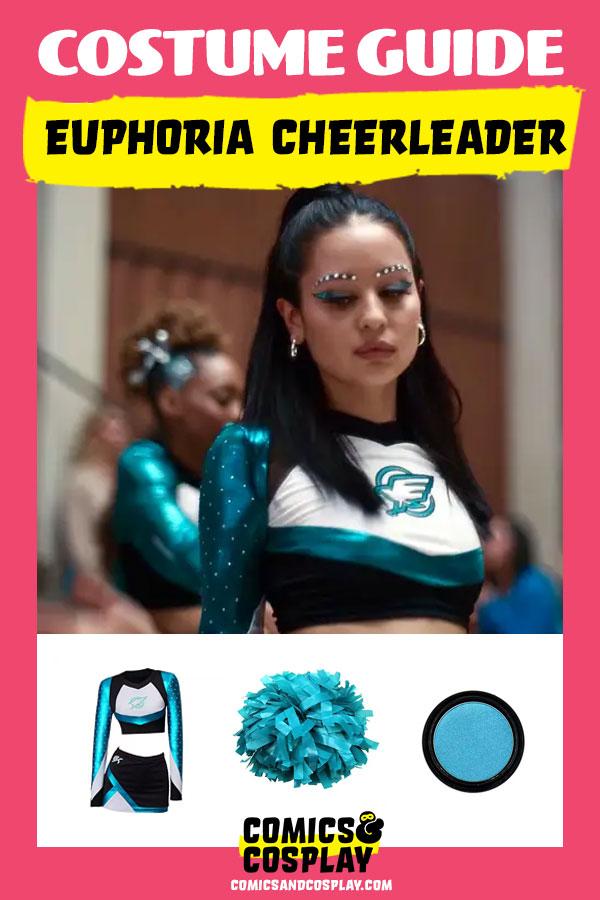 maddy euphoria cheerleader outfit costume diy