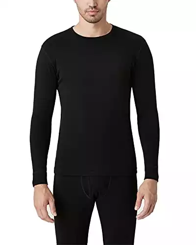 LAPASA Men's 100% Merino Wool Base Layer Outdoor Thermal Shirt Undershirt