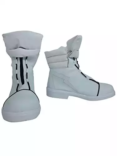 YuanCos Kill la Kill Ryuko Matoi Girls White Halloween Short Cosplay Shoes