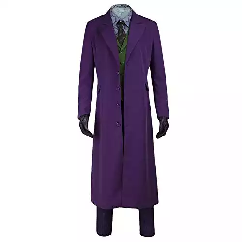 coskey The Dark Knight Joker Trench Coat