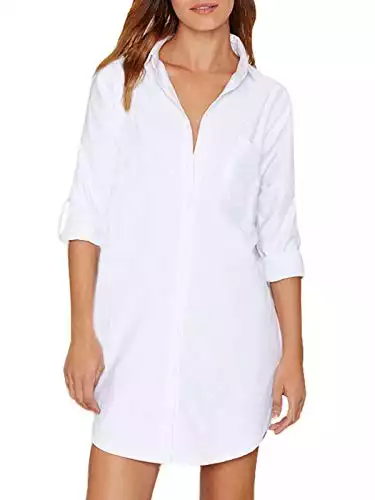 Auxo Women's Long Sleeve Button Down Shirt