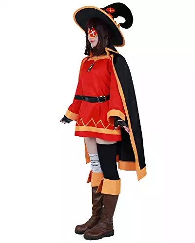 Miccostumes Women's Megumin Cosplay Cloak Costume