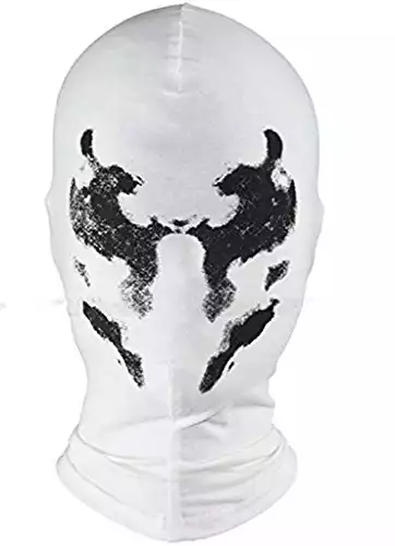 Cos-me Watchmen Rorschach White Cotton Mask