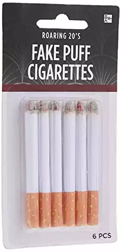 Fake Puff Cigarettes – 3 1/4″, 6 Pcs