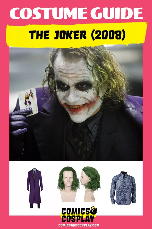 heath ledger joker costume guide