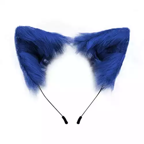 SMILETERNITY Handmade Fox Wolf Cat Ears Headwear Costume Accessories