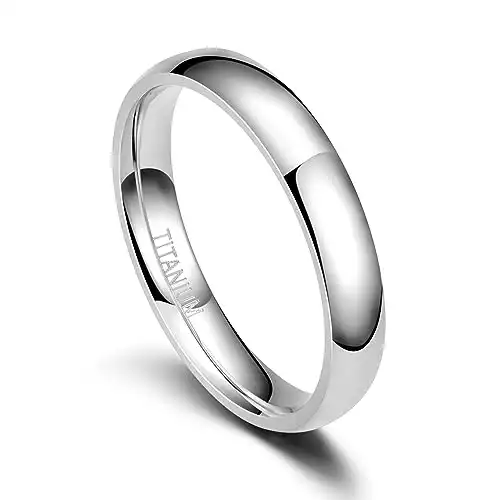 High Polished Wedding Band