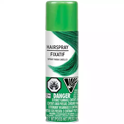 Hypo-Allergenic Lime Green Hair Spray