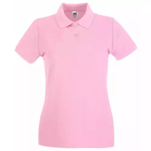 Fruit of the Loom Ladies Lady-Fit Premium Short Sleeve Polo Shirt