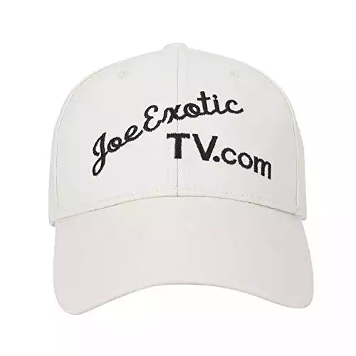 Joe Exotic Hat TV.com Tiger King Embroidered Baseball Hat Khaki