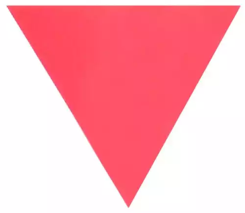 Bumper Sticker - Pink Triangle (Set of 10)