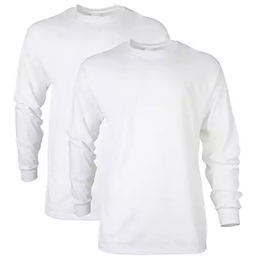 Gildan Men's Ultra Cotton Long Sleeve T-Shirt, Style G2400