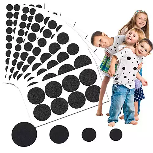 Iceyyyy 200+ Pieces Adhesive Felt Circles